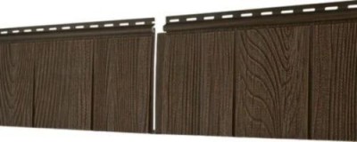 Фасадная панель Ю-Пласт S-Lock Щепа Каштан