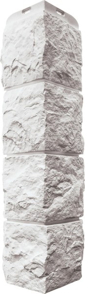 Угол наружный Альта-Профиль Туф ЭКО Белый купить в Москве