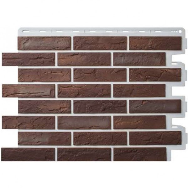 Фасадная панель Альта-Профиль Кирпич Рижский 01 купить в Москве