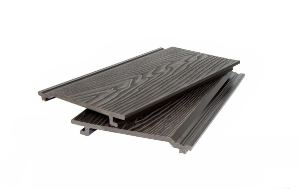 Фасадная доска POLIVAN GROUP 3D фактура дерева DENPASAR тёмно-коричневый купить в Москве