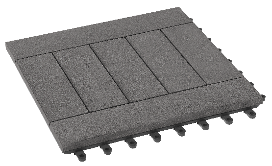 Модульный паркет ДПК GRINDERDECO Комфорт 5 Серый базальт купить в Москве