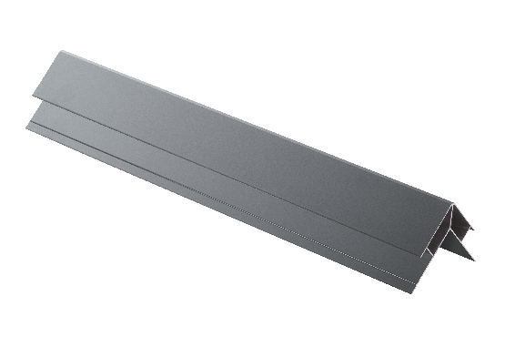 Угловой элемент наружный, алюминиевый, серый купить в Москве