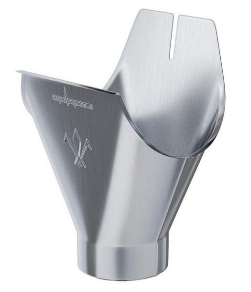 Водосток Aquasistem, Система 125x90 - Воронка желоба оцинковка купить в Москве