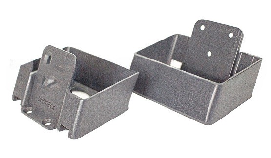 Крепления перил наклонное из алюминия GardenParkett Серый купить в Москве