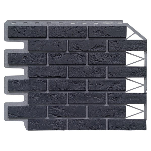 Фасадная панель FineBer, Кирпич Баварский, Графит купить в Москве