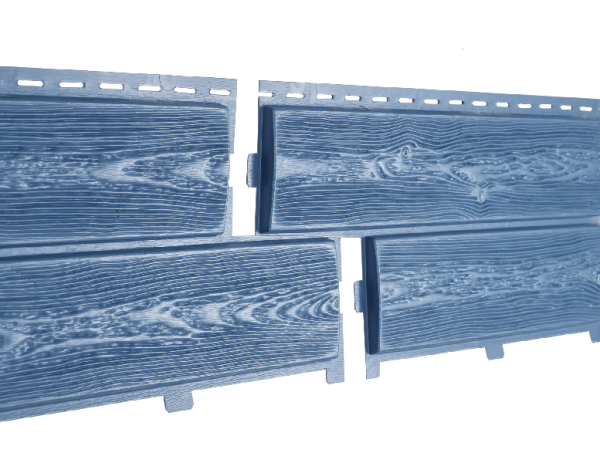 Фасадная панель Ю-Пласт Хокла Color Голубика купить в Москве