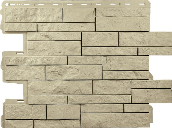 Фасадная панель Альта-Профиль Шотландия Песчанный купить в Москве