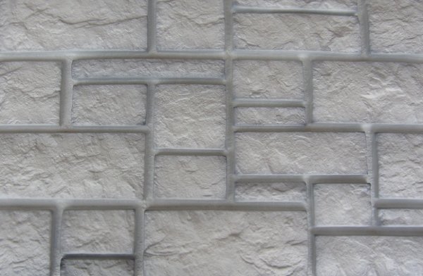 Фасадная панель Аэлит дворцовый камень Белый купить в Москве