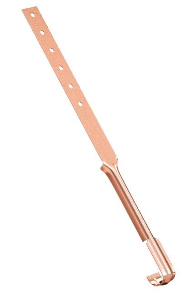 Водосток Aquasistem, система 125x90 - Поддержка желоба Медь купить в Москве