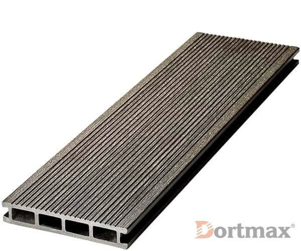 Террасная доска из ДПК VELVET STANDART Черный купить в Москве