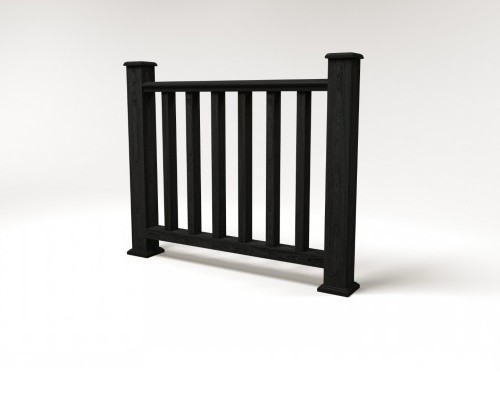 Ограждение из ДПК FG5 кварц купить в Москве