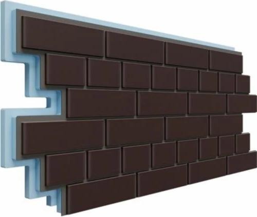 Термопанели Доломит Кирпич 40 мм Коричневый купить в Москве