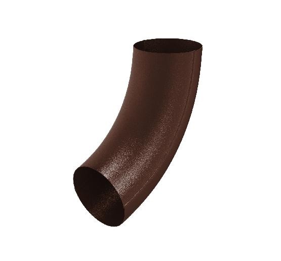 Водосток Aquasistem, Система 150/100 - Колено трубы универсальное RAL 8017 Коричневый matt купить в Москве