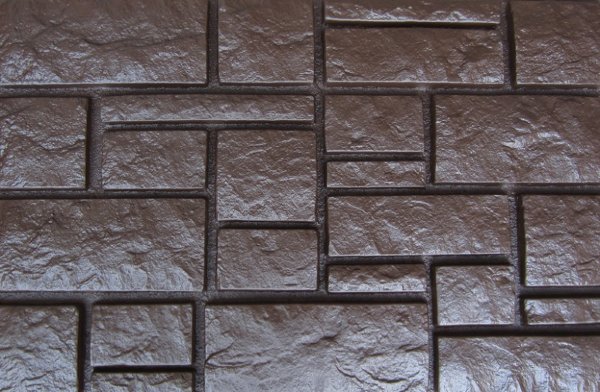 Фасадная панель Аэлит дворцовый камень Коричневый купить в Москве