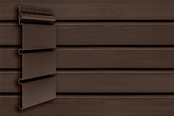 Сайдинг Архитектурный Планкен Grand Line Темный дуб купить в Москве