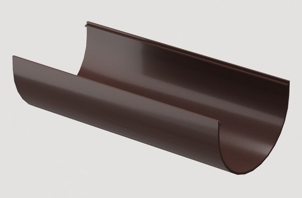 Желоб водосточный ПВХ Docke STANDART Тёмно-коричневый купить в Москве