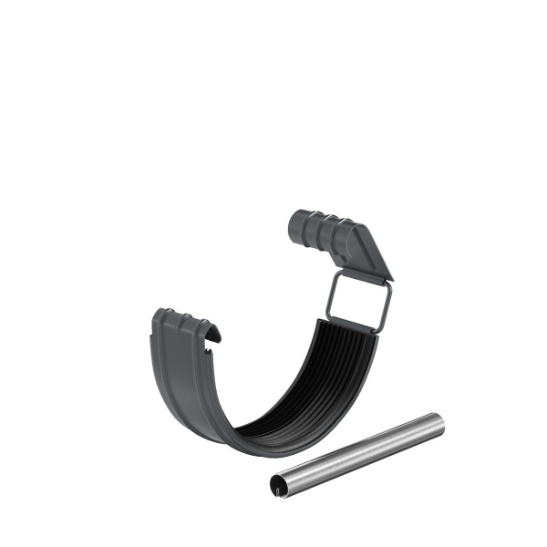 Водосток Aquasistem, система 125x90 - Соединитель желоба в комплекте RR 23 Маренго купить в Москве