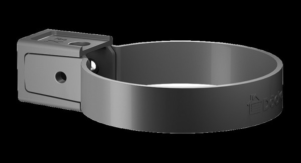 Хомут универсальный Docke Premium ПВХ -  графит купить в Москве