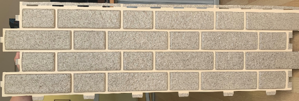 Цокольный сайдинг Tecos МИХЕЛЕН Бежевый купить в Москве