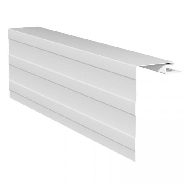Приоконная планка (околооконный профиль) для сайдинга, белый купить в Москве