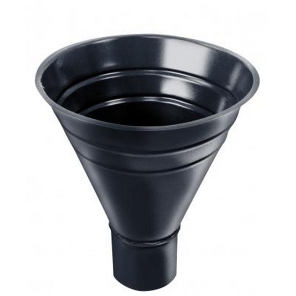 Водосток Grand Line 125x90 – Воронка водосборная RAL 7024 купить в Москве