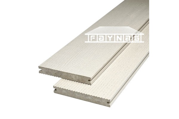 Террасная доска из ДПК Faynag Premium Massive 3D — Слоновая кость купить в Москве