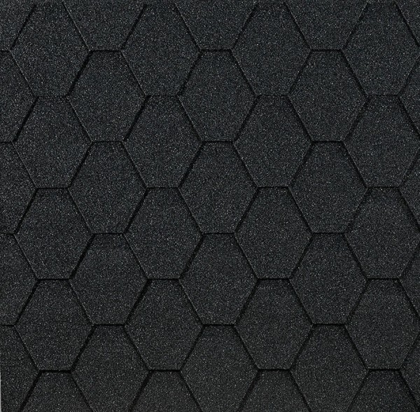 Гибкая черепица EURASIA Docke, Коллекция ШЕСТИГРАННИК Серый купить в Москве