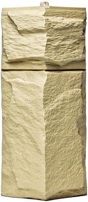 Угол T-Сайдинг-ЭКО-1 Гранит Леон - Амбер купить в Москве