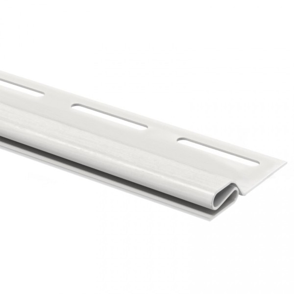 Стартовая планка для сайдинга, белая купить в Москве