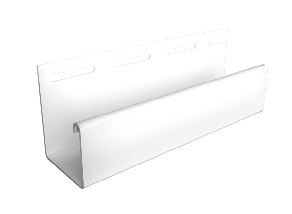 Фасадный J-профиль 30 мм Белый купить в Москве