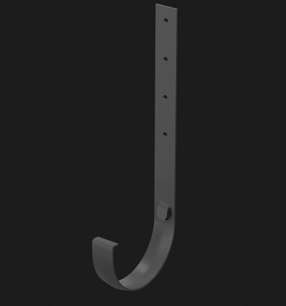 Кронштейн желоба металл Docke Premium ПВХ - Графит купить в Москве