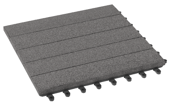 Модульный паркет ДПК GRINDERDECO Комфорт 3 Серый базальт купить в Москве