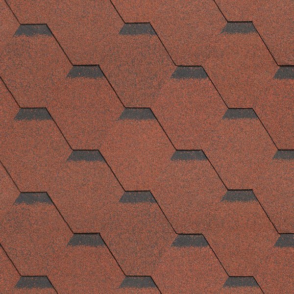 Гибкая черепица Shinglas, серия Ультра, коллекция Самба – Рубин купить в Москве