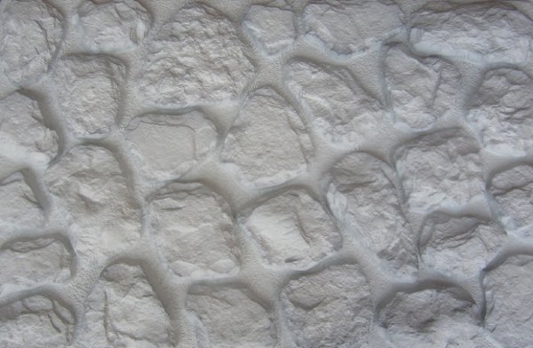 Фасадная панель Аэлит Камень мелкий Белый купить в Москве