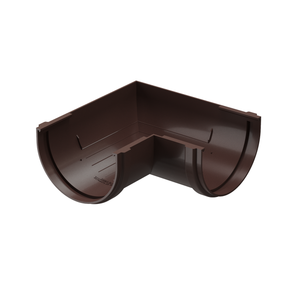 Угол желоба универсал 90˚ Docke Premium ПВХ - Шоколад купить в Москве