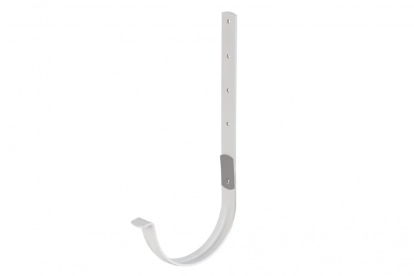 Водосток Альта-Профиль ПВХ – Кронштейн желоба металл (белый) купить в Москве