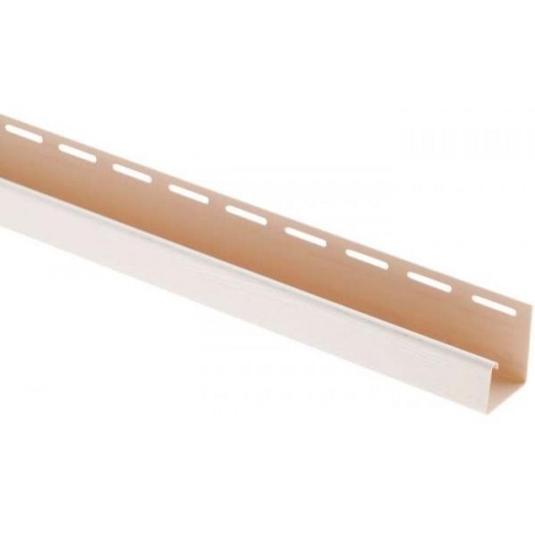 J-профиль Люкс Крашенный, T-15, ВН, Белый купить в Москве