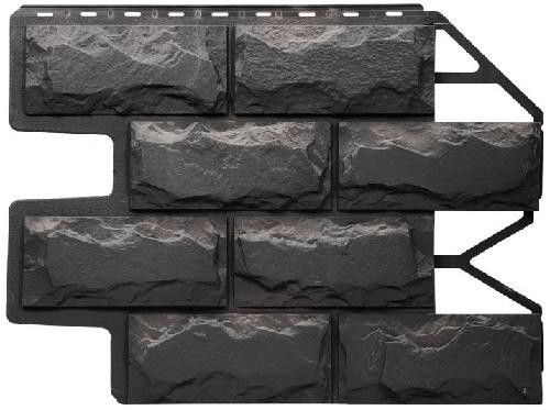 Фасадная панель FineBer Блок, Темно-серый купить в Москве