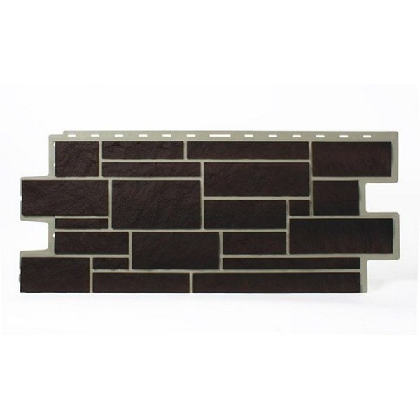 Цокольный сайдинг Tecos ImaBel “Камень” – Оникс №700 купить в Москве