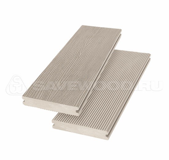 Террасная доска SW Abies (R) - радиальный распил Бежевый купить в Москве