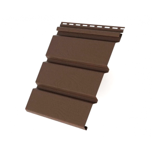 Софит без перфорации, коричневый купить в Москве