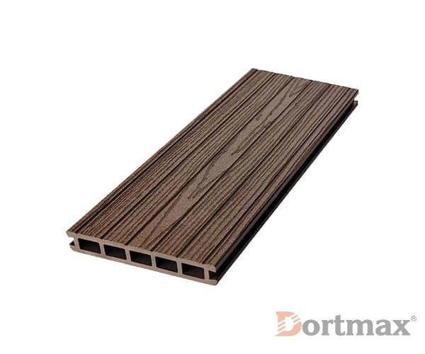 Террасная доска из ДПК FOLK PLUS Коричневый купить в Москве