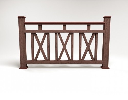 Ограждение из ДПК FG3 шоколад купить в Москве