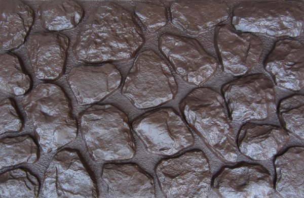 Фасадная панель Аэлит Камень мелкий Коричневый купить в Москве