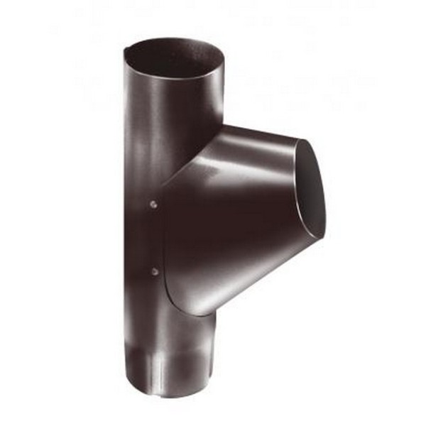 Водосток Grand Line 150x100 – Тройник RAL 8017 купить в Москве