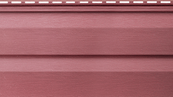 Виниловый сайдинг Канада плюс премиум, гранатовый купить в Москве