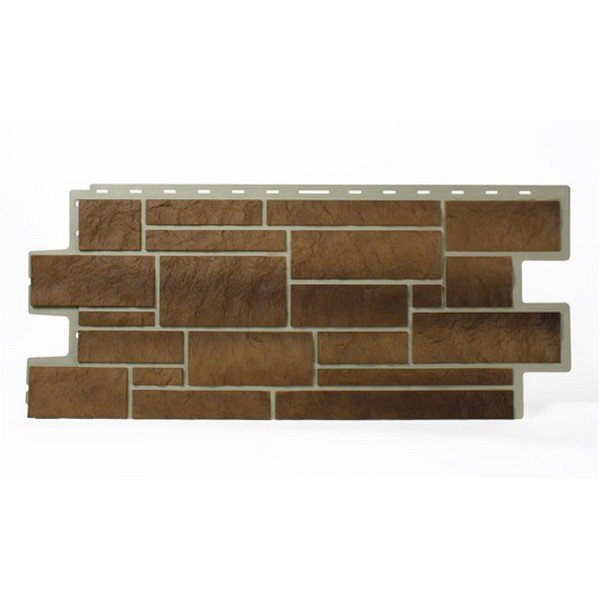 Цокольный сайдинг Tecos ImaBel “Камень” – Янтарь №705 купить в Москве