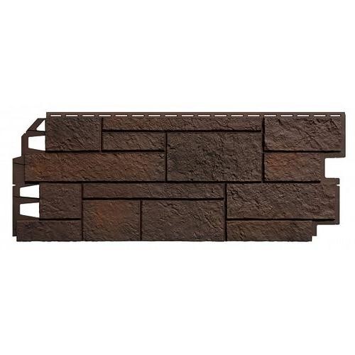 Фасадные панели ТЕХНОНИКОЛЬ Песчаник Тёмно-коричневый купить в Москве