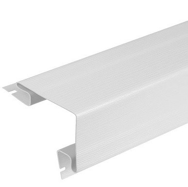 Наружный угол к сайдингу 3,05 м TECOS БЕЛЫЙ