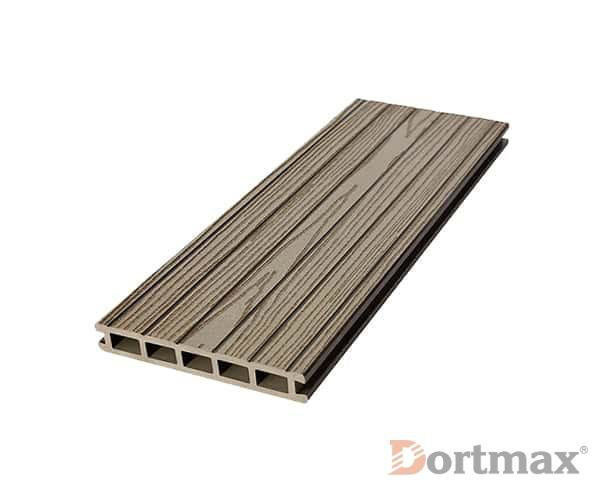 Террасная доска из ДПК FOLK PLUS Серый купить в Москве